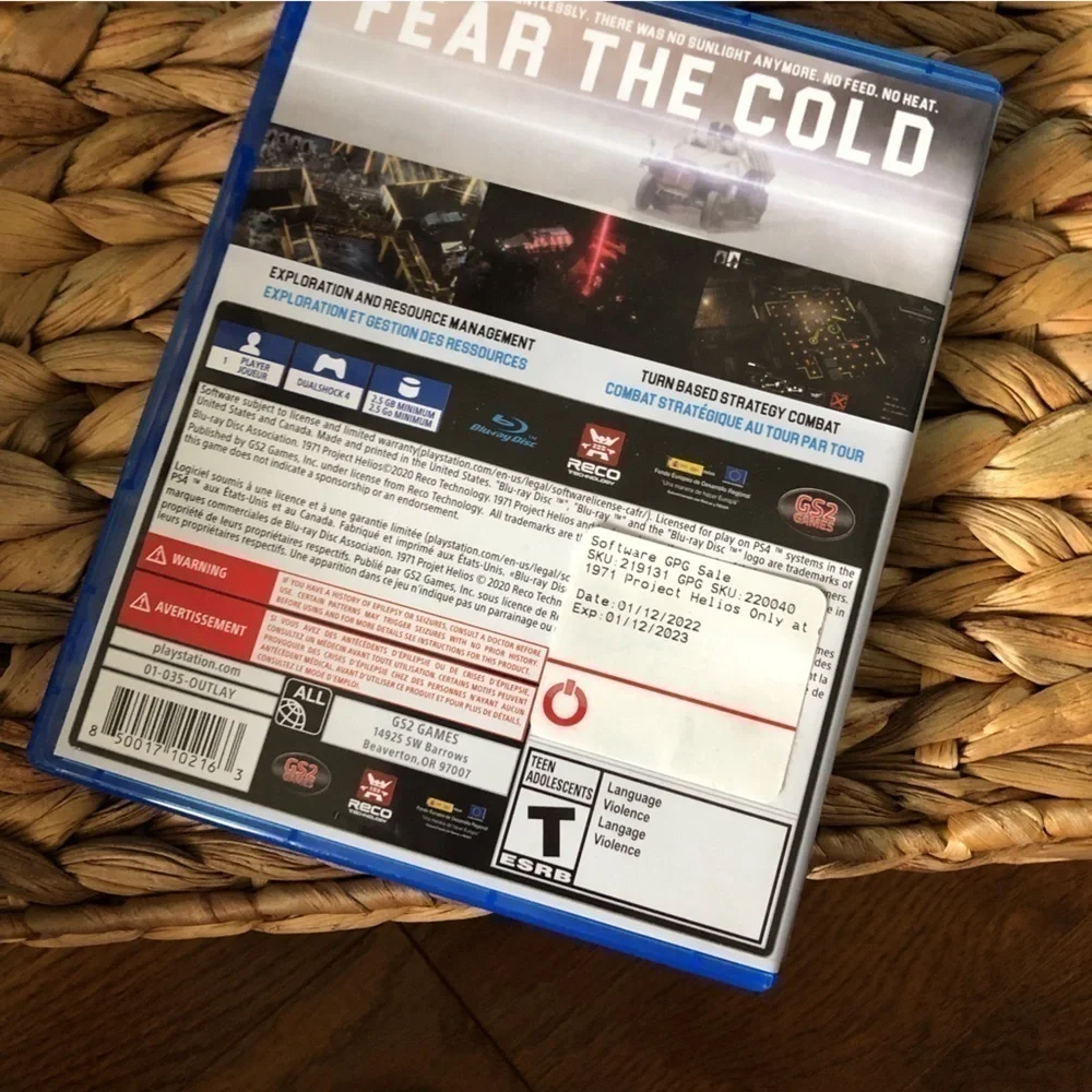 PS4 1971 Project Helios video Game